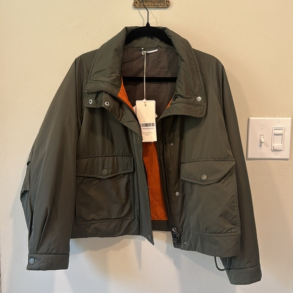 WEEKEND MAX MARA Fiorito Quilted Jacket in Green sz 4 / S BRAND NEW, EXT RARE - Picture 9 of 16